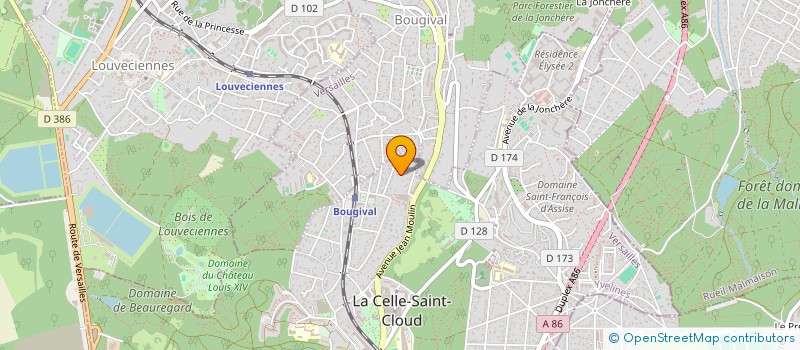 localisation de l'entreprise MADAME SETAYESH ZANDI  LA CELLE-SAINT-CLOUD