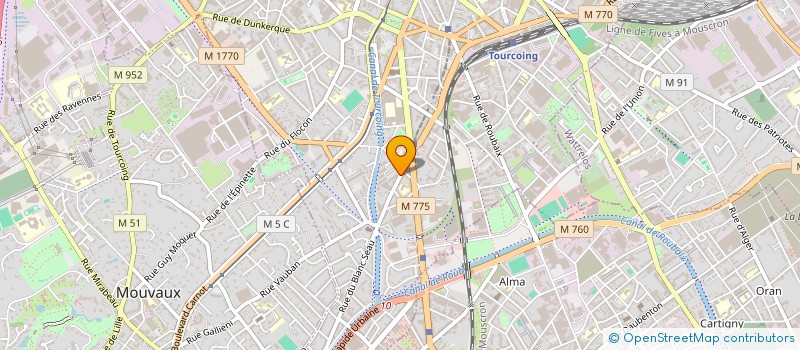 localisation de l'entreprise MADAME SETI AISSA GALI NGOTHE à TOURCOING