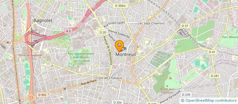 localisation de l'entreprise MADAME SETSEN ALTAN-OCHIR à MONTREUIL