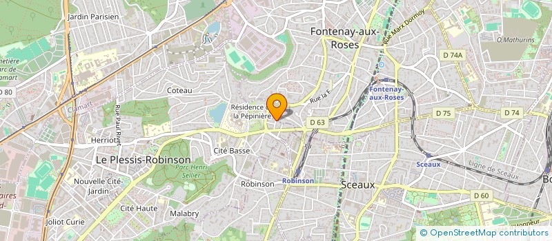 localisation de l'entreprise MADAME SETSUKO OKA à LE PLESSIS-ROBINSON