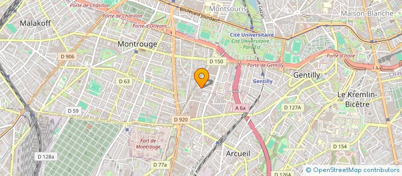 localisation de l'entreprise MADAME SETSUKO SAITO  GENTILLY