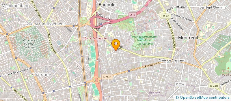 localisation de l'entreprise MADAME SEULGI LEE à BAGNOLET