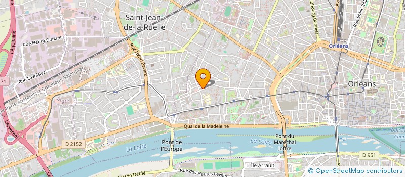 localisation de l'entreprise MADAME SEUNZOUO KOUYA à ORLEANS