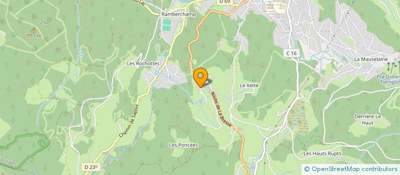 localisation de l'entreprise MADAME SEVAL BIRINCI  GERARDMER