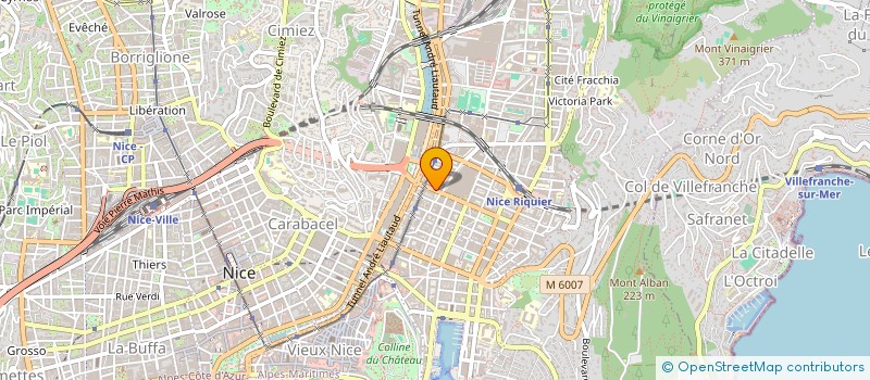 localisation de l'entreprise MADAME SEVAN-ALEXANDRA OKSAYAN à NICE