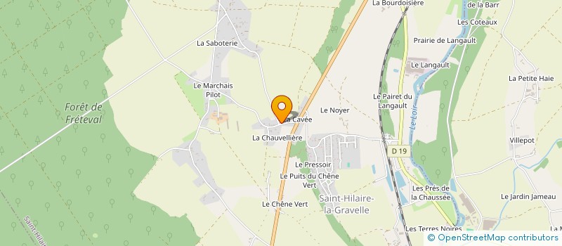 localisation de l'entreprise MADAME SEVAN KAIKDJIAN  SAINT-HILAIRE-LA-GRAVELLE