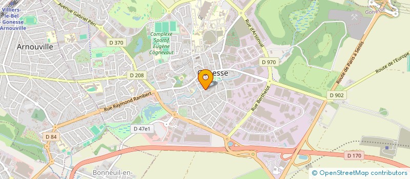 localisation de l'entreprise MADAME SEVCAN CEMTOSUN à GONESSE