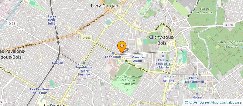 localisation de l'entreprise MADAME SEVDA UYSAL à CLICHY-SOUS-BOIS
