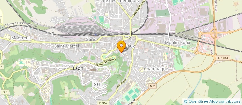 localisation de l'entreprise MADAME SEVDZHIHAN ASAN  LAON