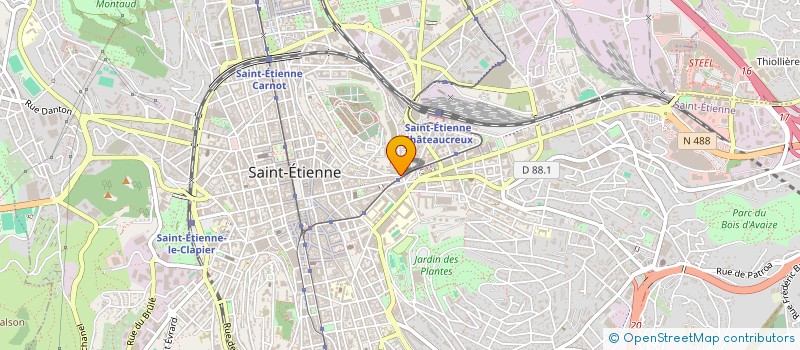 localisation de l'entreprise MADAME SEVERIA COSTA  SAINT-ETIENNE