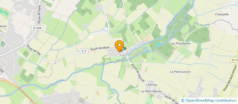 localisation de l'entreprise MADAME SEVERINA LALANDE  BRISSAC LOIRE AUBANCE