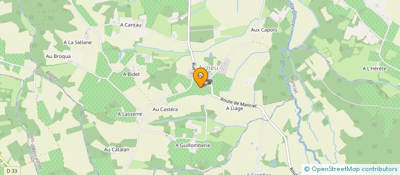 localisation de l'entreprise MADAME SEVERINE ADAM  CAMPAGNE D ARMAGNAC