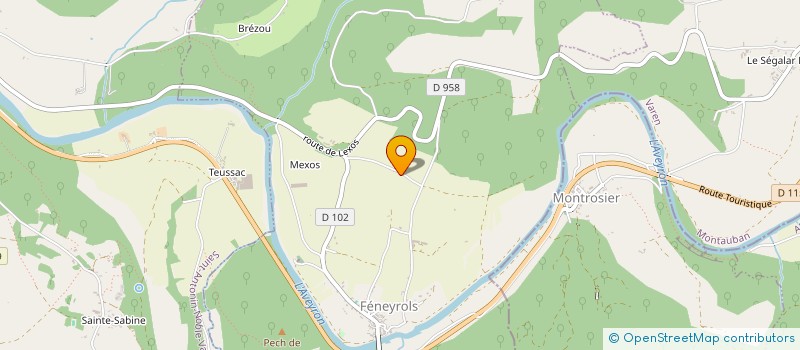 localisation de l'entreprise MADAME SEVERINE ADELL  FENEYROLS