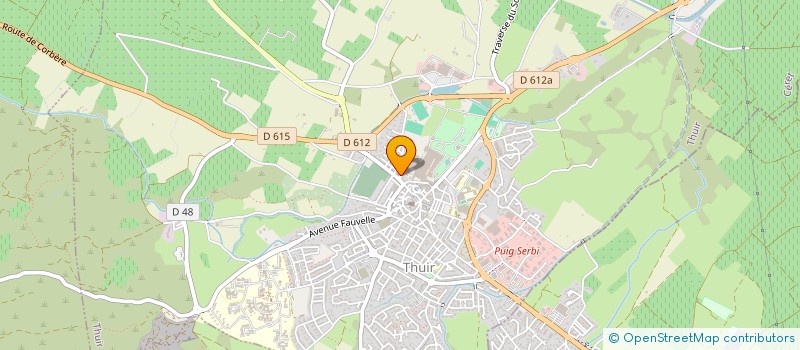 localisation de l'entreprise MADAME SEVERINE ADROGUER  THUIR