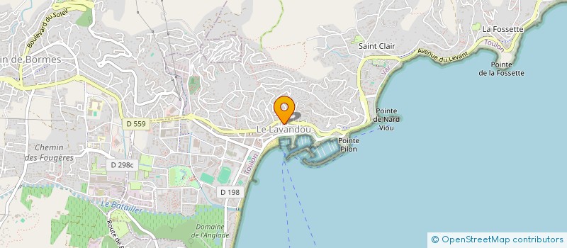 localisation de l'entreprise MADAME SEVERINE AGUSTONI à LE LAVANDOU