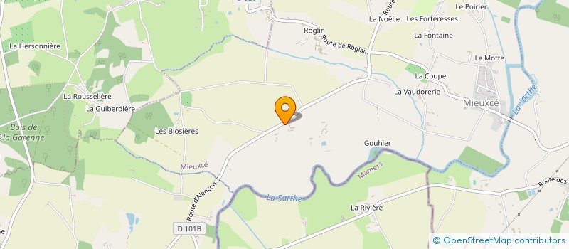 localisation de l'entreprise MADAME SEVERINE ALBASSIER à MIEUXCE