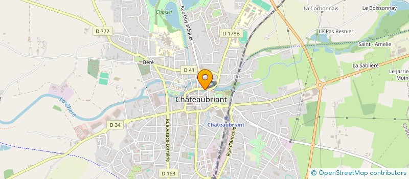 localisation de l'entreprise MADAME SEVERINE ALIX  CHATEAUBRIANT