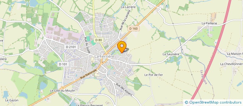 localisation de l'entreprise MADAME SEVERINE ALRIC  LA FERRIERE