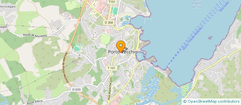 localisation de l'entreprise MADAME SEVERINE ALU  PORTO-VECCHIO