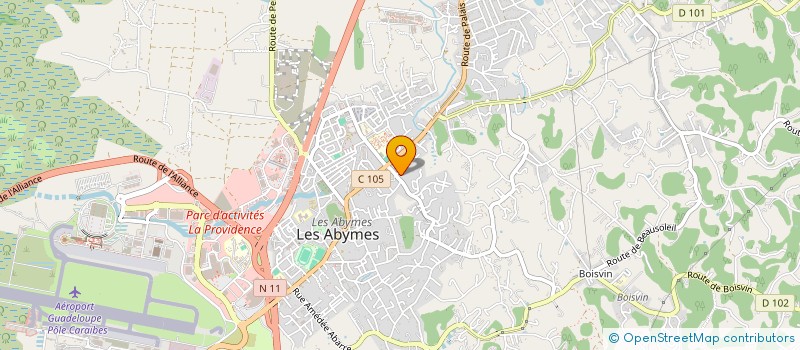 localisation de l'entreprise MADAME SEVERINE ANDENAS à LES ABYMES