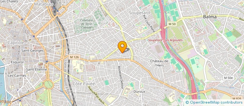 localisation de l'entreprise MADAME SEVERINE ANDRIEU  TOULOUSE