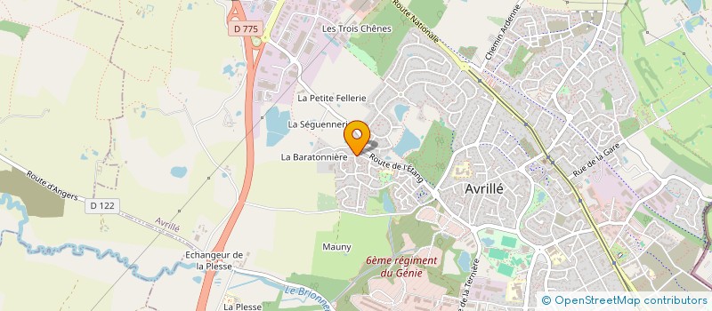 localisation de l'entreprise MADAME SEVERINE ANDRIEUX à AVRILLE