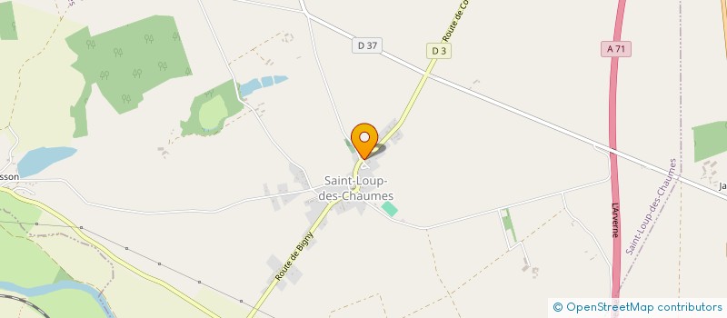 localisation de l'entreprise MADAME SEVERINE ANNICK JACQUET  SAINT-LOUP-DES-CHAUMES