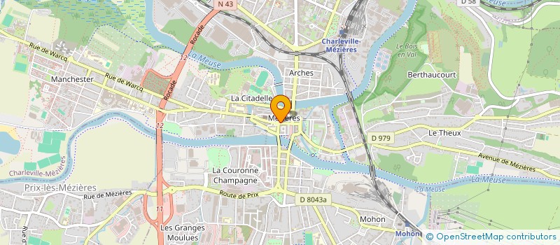 localisation de l'entreprise MADAME SEVERINE ARNOULD  CHARLEVILLE-MEZIERES