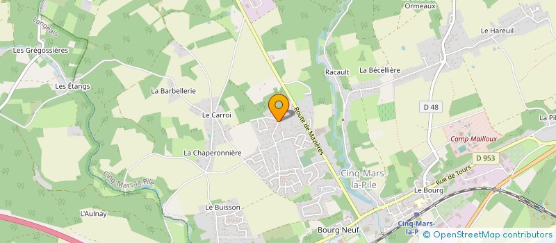 localisation de l'entreprise MADAME SEVERINE ARNOULT  CINQ-MARS-LA-PILE