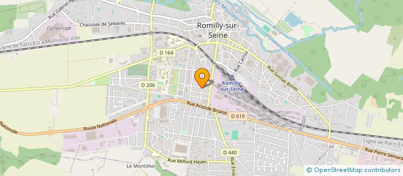 localisation de l'entreprise MADAME SEVERINE ARNOULT à ROMILLY-SUR-SEINE
