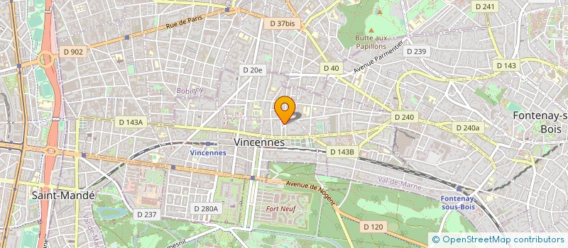 localisation de l'entreprise MADAME SEVERINE ASNAR à VINCENNES