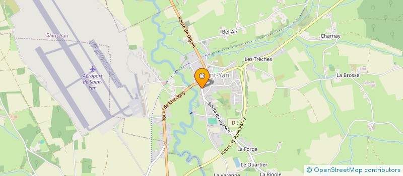 localisation de l'entreprise MADAME SEVERINE AST  SAINT-YAN