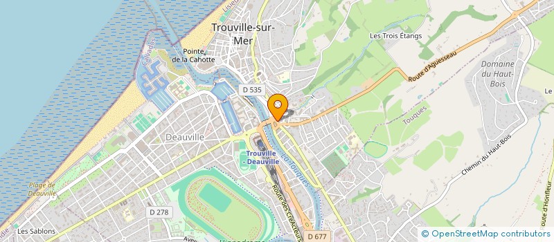 localisation de l'entreprise MADAME SEVERINE AUBERT à TROUVILLE-SUR-MER