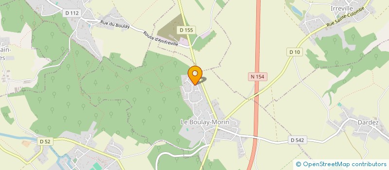 localisation de l'entreprise MADAME SEVERINE AUBRY  LE BOULAY-MORIN