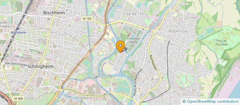 localisation de l'entreprise MADAME SEVERINE AUDIBERT  STRASBOURG