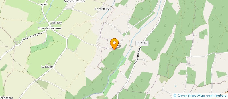 localisation de l'entreprise MADAME SEVERINE AUGUSTIN DIT MORARD  SAINT-MARTIN-DE-BIENFAITE-LA-CRESSONNIERE