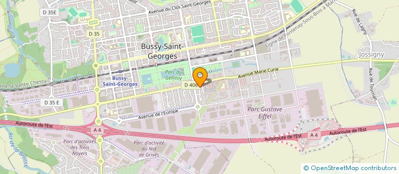 localisation de l'entreprise MADAME SEVERINE AUGUSTO  BUSSY-SAINT-GEORGES