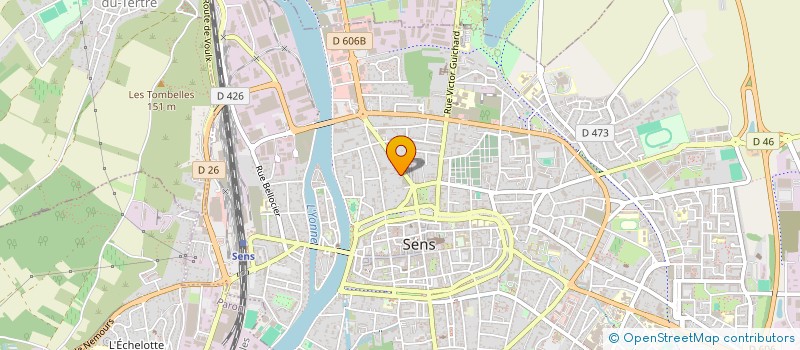 localisation de l'entreprise MADAME SEVERINE BAECHLE  SENS