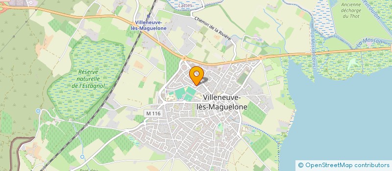 localisation de l'entreprise MADAME SEVERINE BAGOT  VILLENEUVE-LES-MAGUELONE