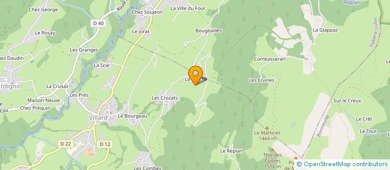 localisation de l'entreprise MADAME SEVERINE BAIAMY à VILLARD