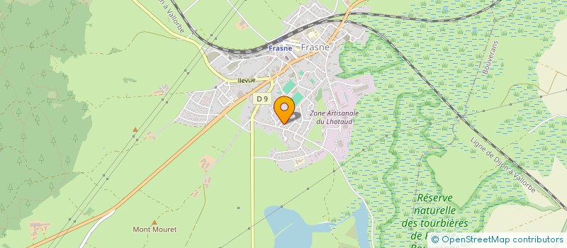 localisation de l'entreprise MADAME SEVERINE BAILLY-SALINS  FRASNE