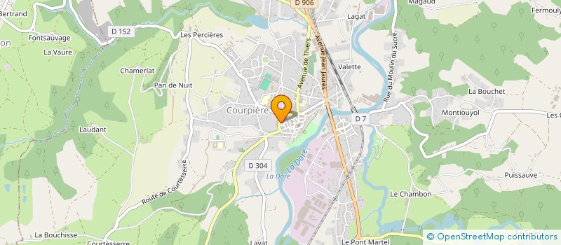 localisation de l'entreprise MADAME SEVERINE BARBAT à COURPIERE