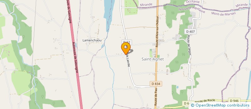 localisation de l'entreprise MADAME SEVERINE BARROS  SAINT-AGNET