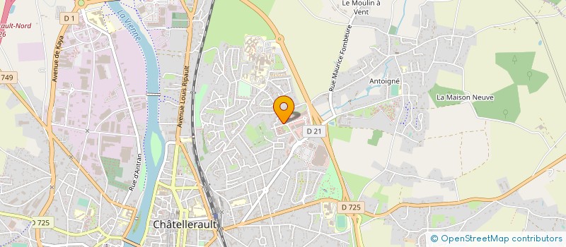 localisation de l'entreprise MADAME SEVERINE BART à CHATELLERAULT