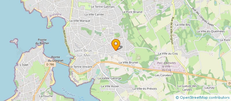 localisation de l'entreprise MADAME SEVERINE BASSOT à SAINT-BRIAC-SUR-MER