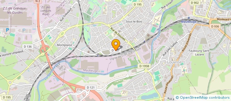 localisation de l'entreprise MADAME SEVERINE BASUYAUX  LOUVROIL