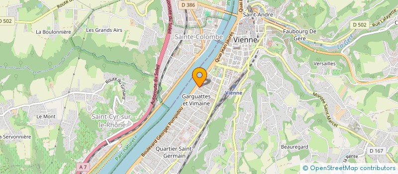 localisation de l'entreprise MADAME SEVERINE BAUD à VIENNE