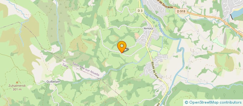 localisation de l'entreprise MADAME SEVERINE BAUDOIN  SAINT-PEE-SUR-NIVELLE