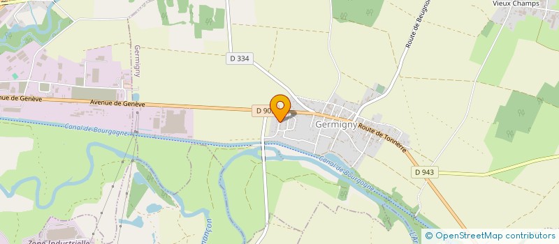 localisation de l'entreprise MADAME SEVERINE BAVOIL  GERMIGNY