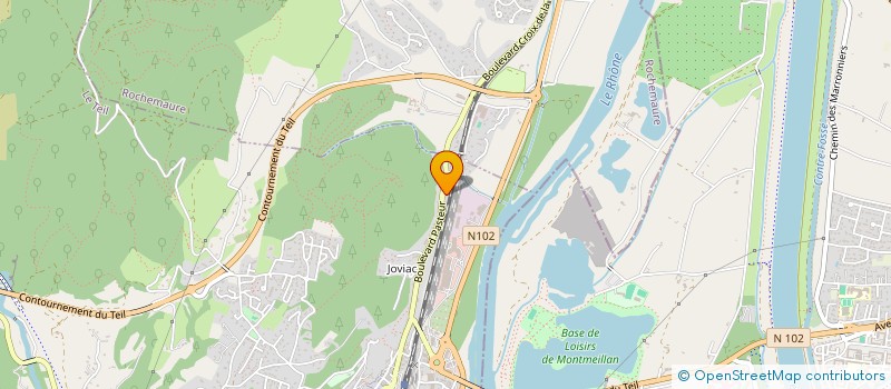 localisation de l'entreprise MADAME SEVERINE BEAUVILLARD  LE TEIL